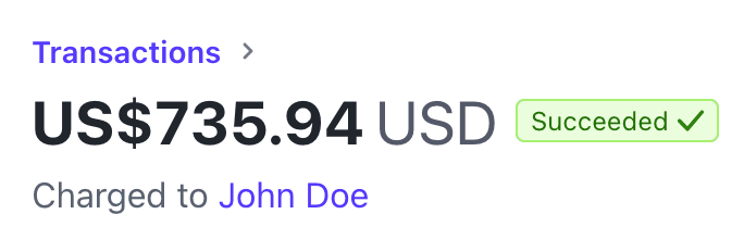 Handle payments in chat
